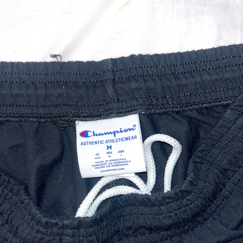 Champion sweat pants, black, size medium